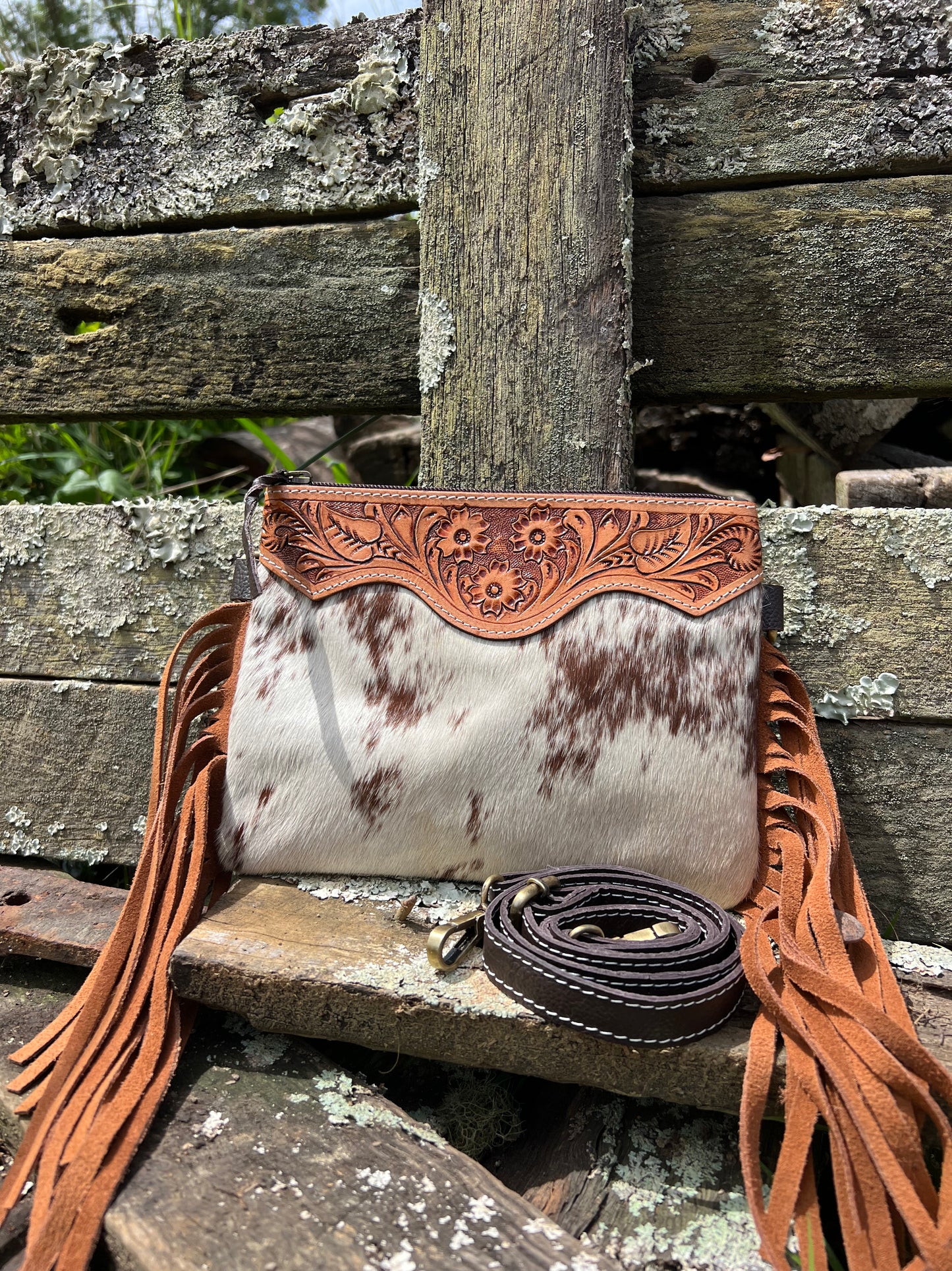 Emerson Cowhide Crossbody