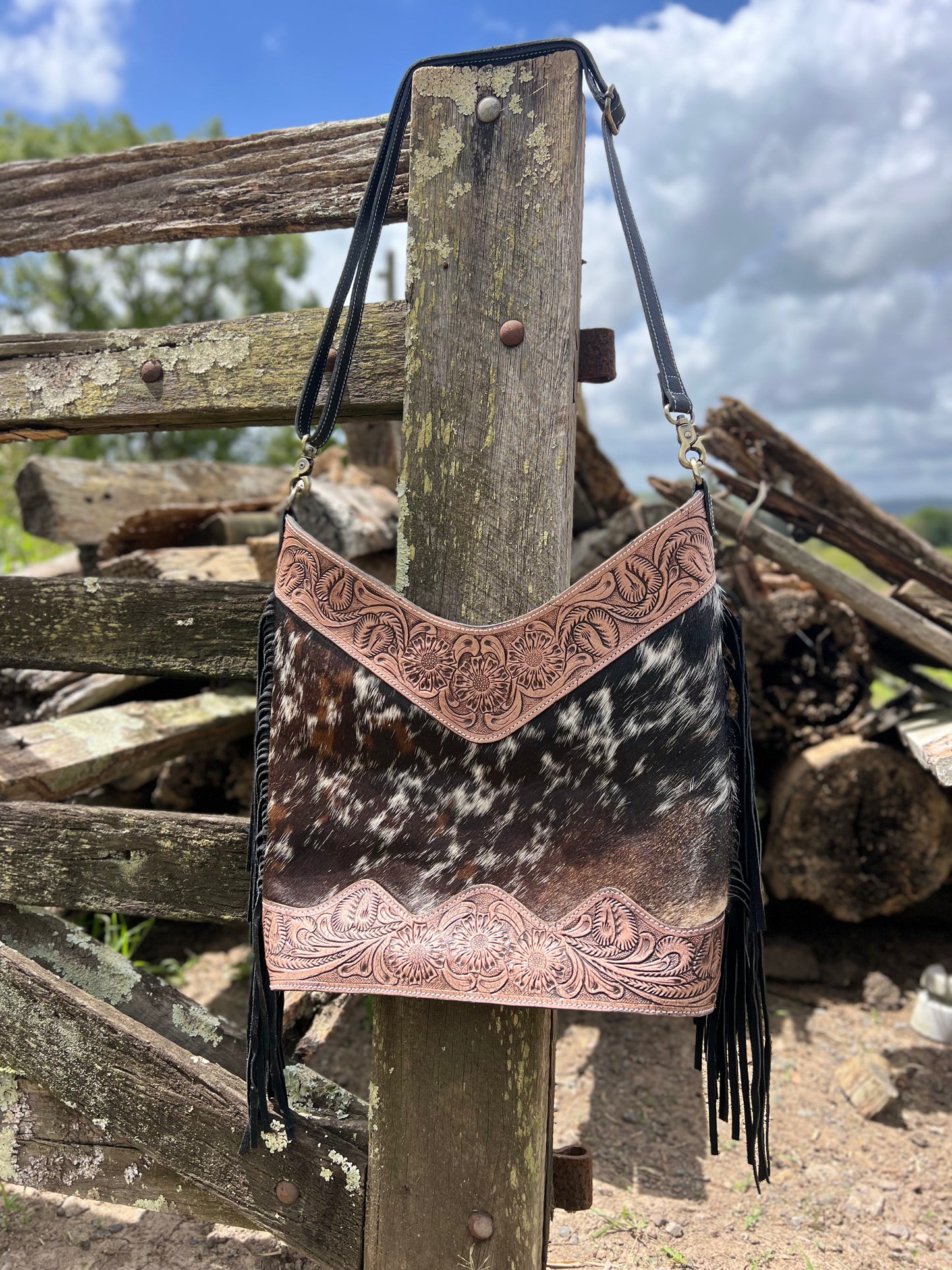 Dallas cowhide Handbag