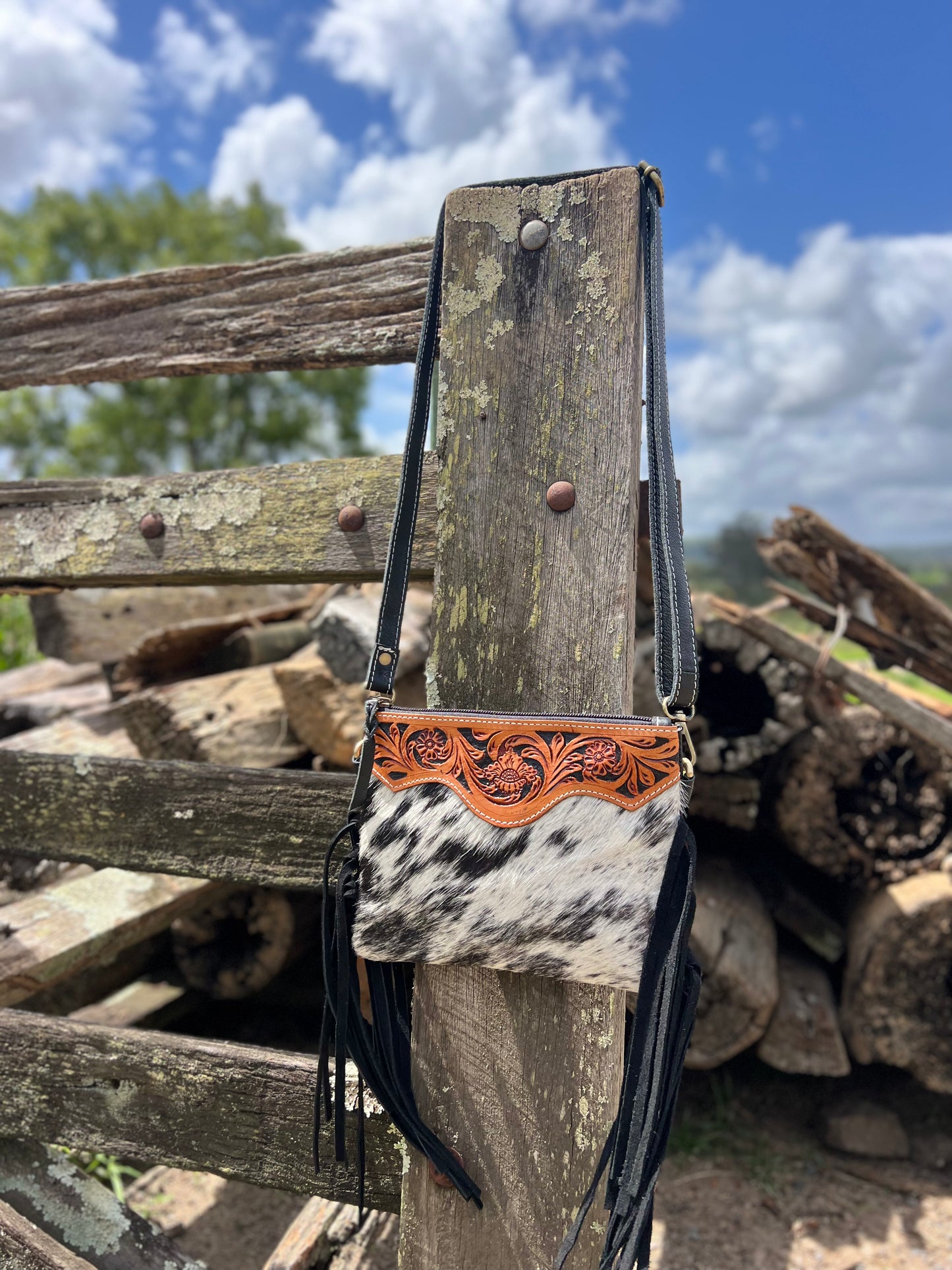 Emerson Cowhide Crossbody