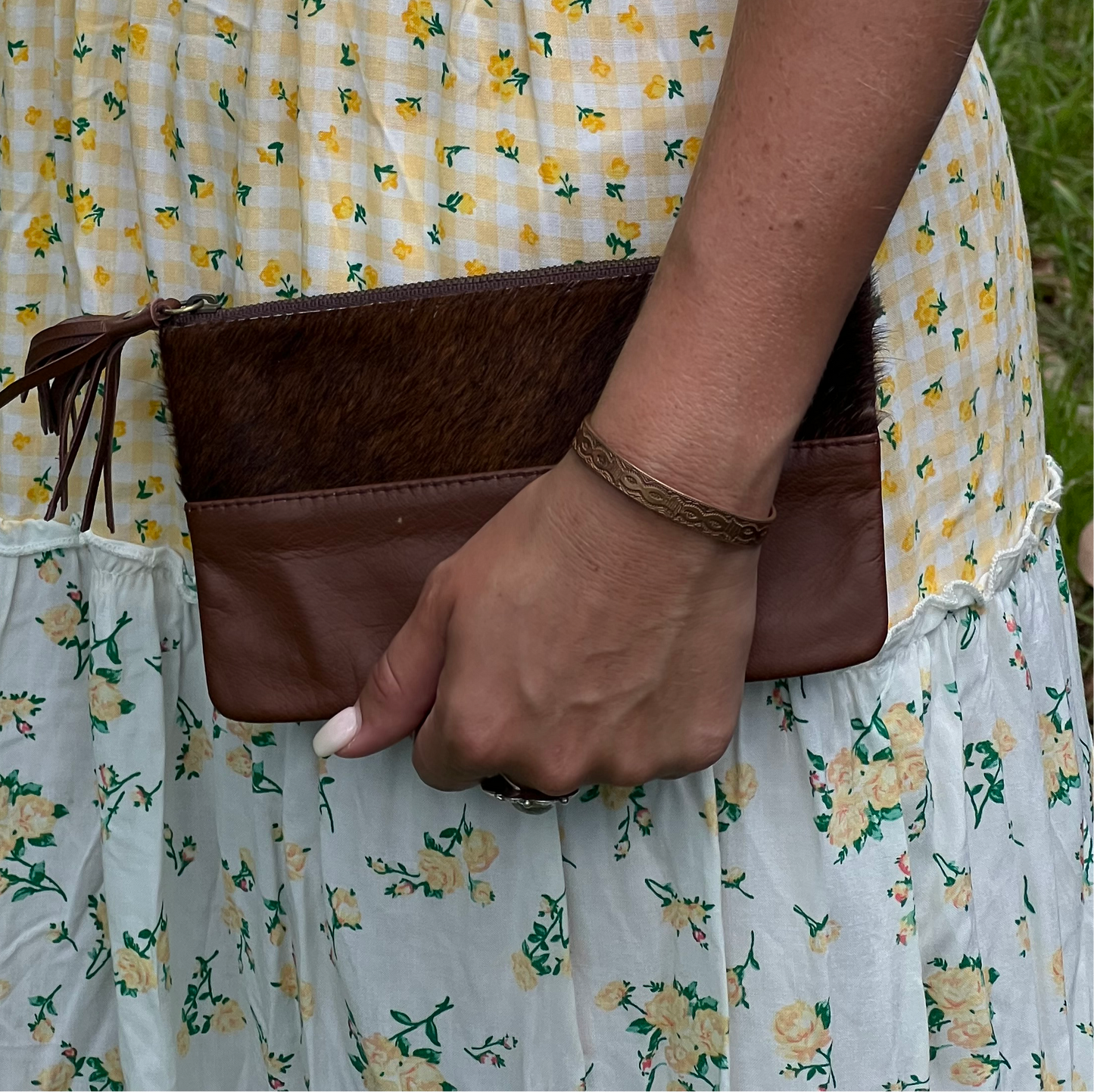 Cowhide Purse