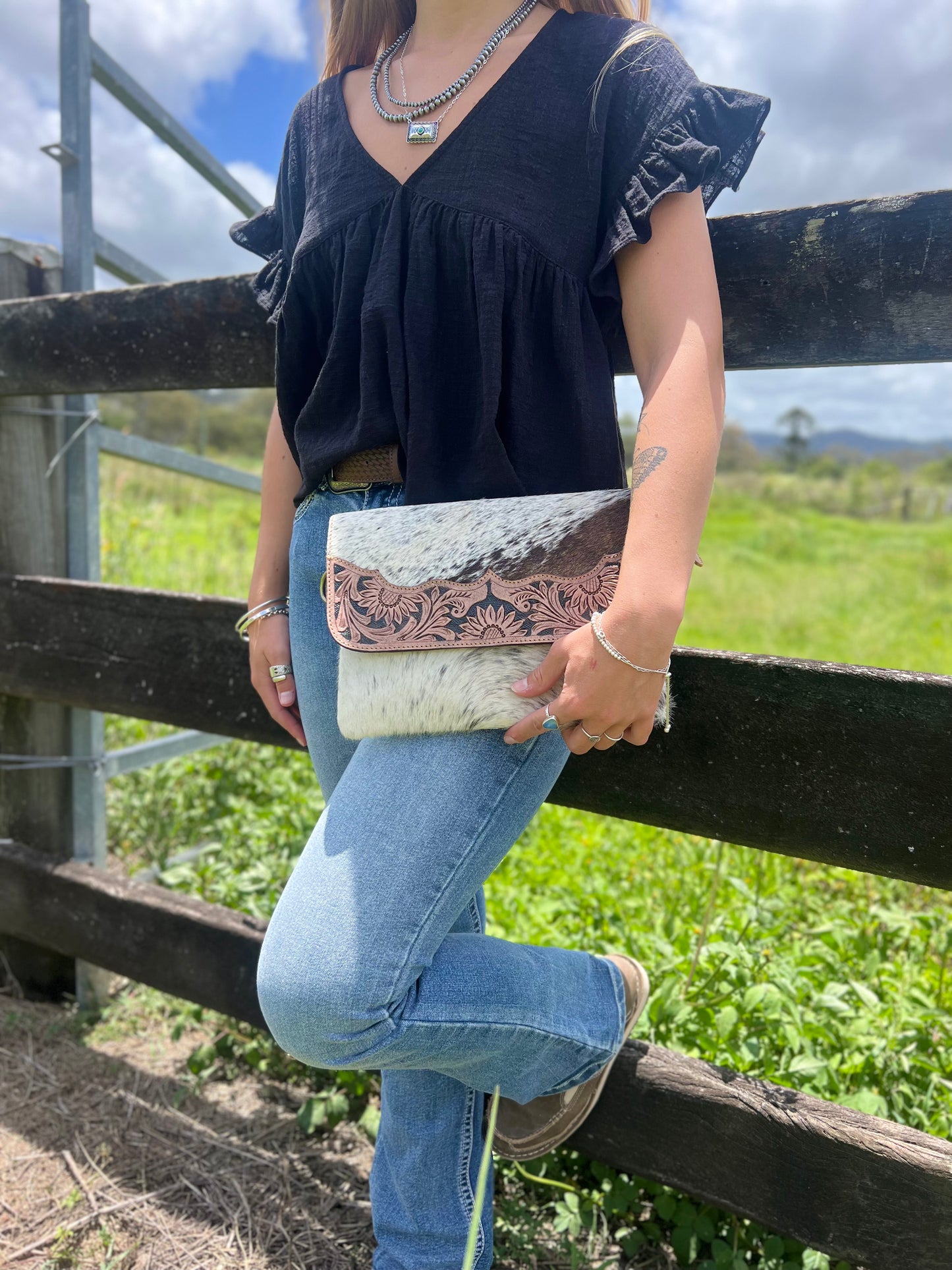 Oakley Cowhide Crossbody