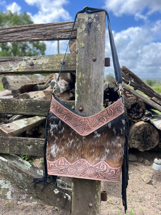 Dallas Cowhide HandBag 001