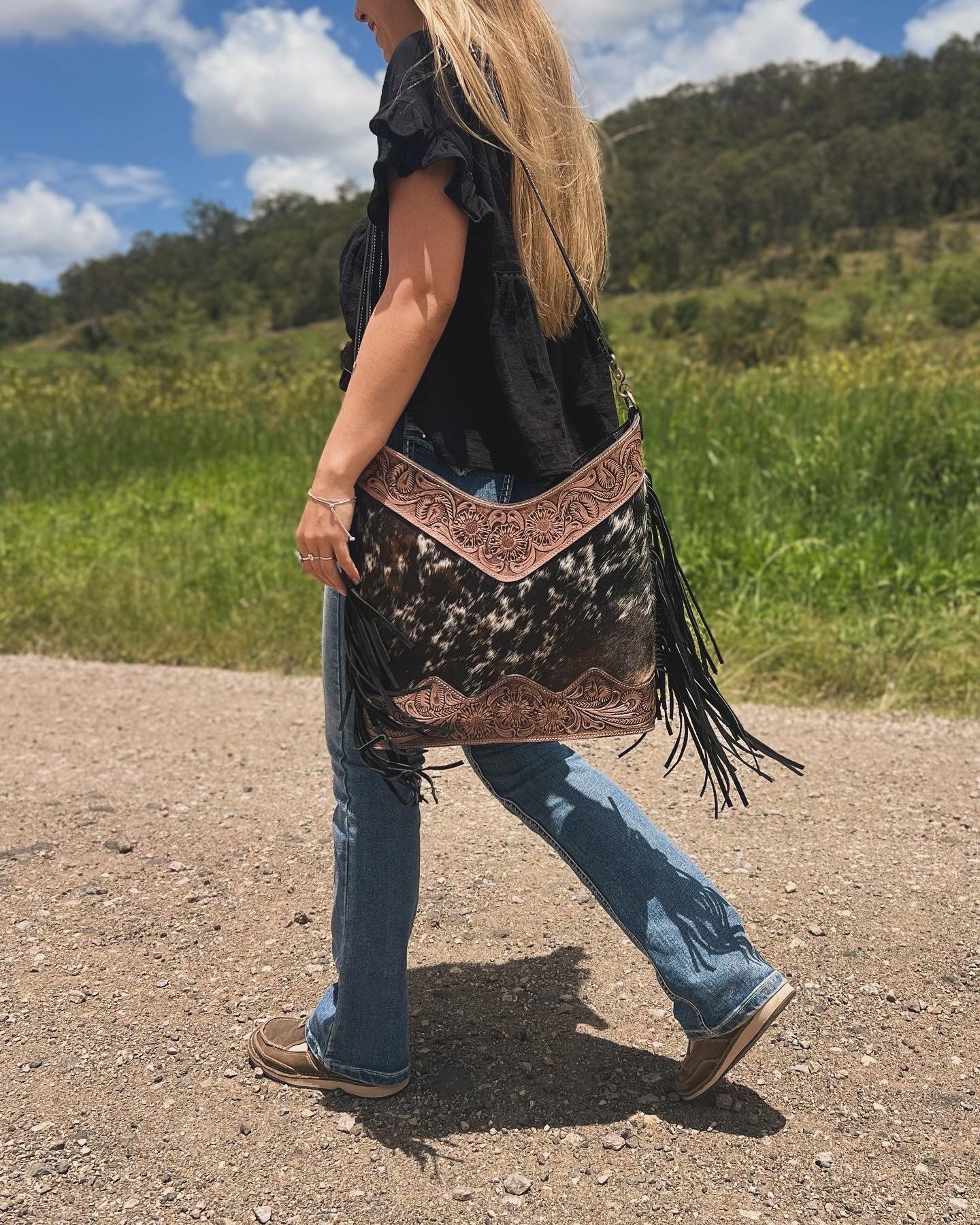 Dallas cowhide Handbag 002