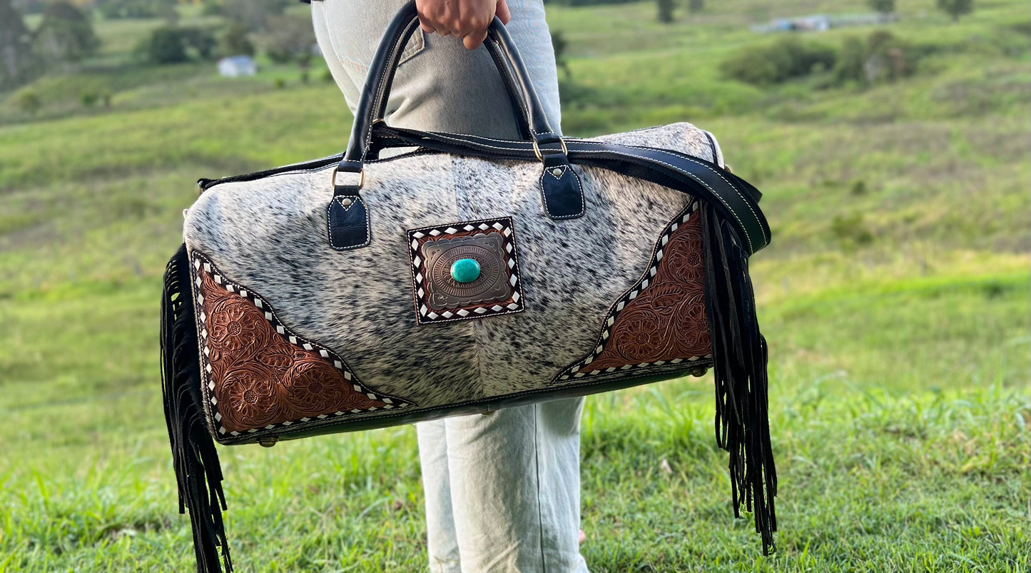 Dakota Cowhide Duffel Bag 002