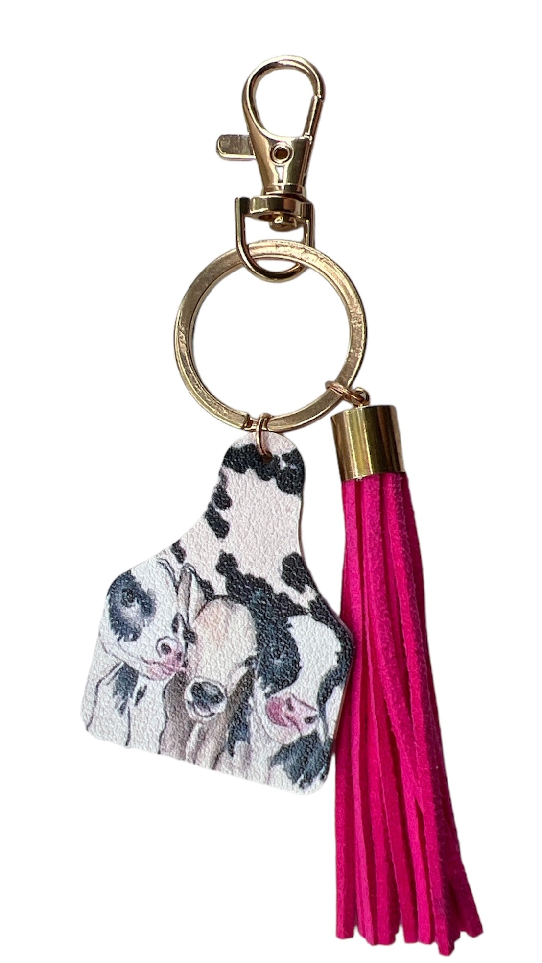 Cow keyring